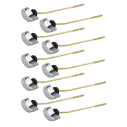 Toto Replacement Trip Lever For Select Model Toilets, Polished Chrome - 10 Pack