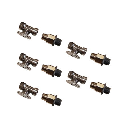 Toto 1/2" Straight Shutoff Valve Kit with Remote Buttons - 5 Pack