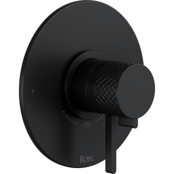Rohl Tenerife 3/4" Therm & Pressure Balance Trim With 6 Functions in Matte Black - TTE46W1LMMB