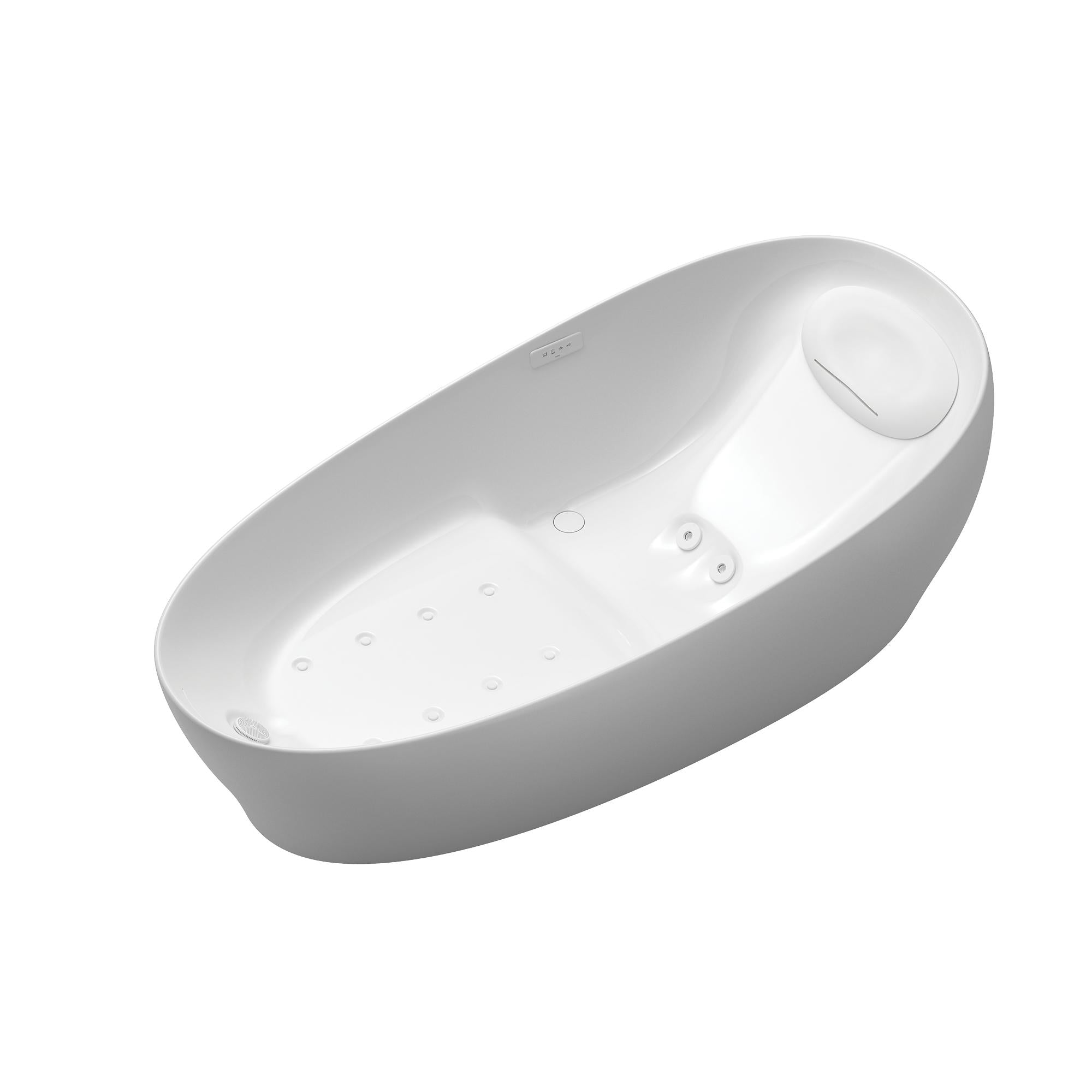 TOTO Flotation Tub with Zero Dimension - Gloss White