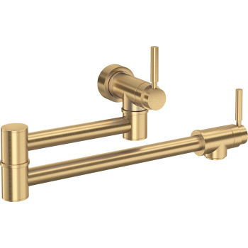 ROHL Holborn Wall Mount Pot Filler - Satin English Gold
