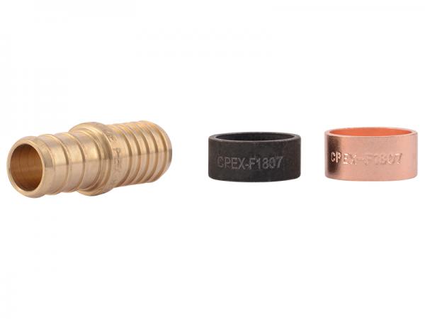 Sharkbite 1/2" PEX Crimp x 1/2" PB Coupling (Lead Free) - UC4008LF