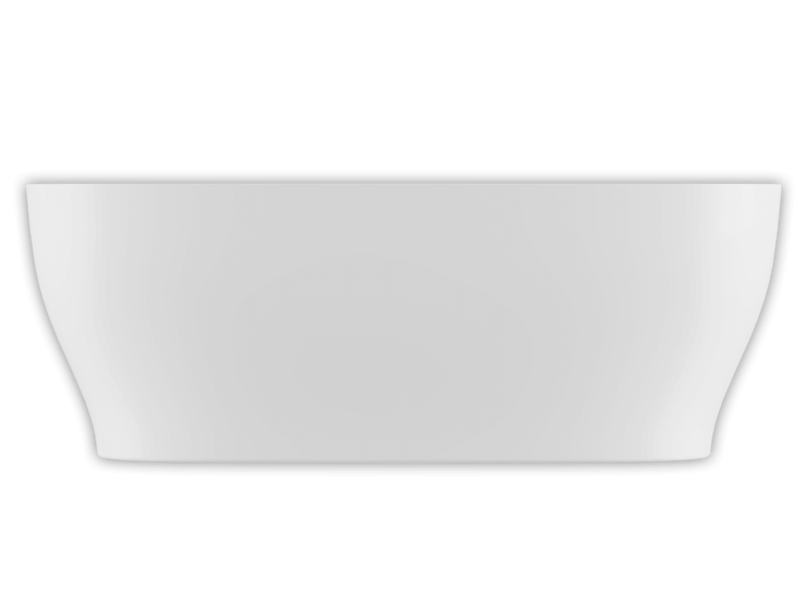 Bain Ultra Vibe 5830 Oval Freestanding 1-Person 40 Gallon 35 Jet Thermomassuer Bathtub with 1-1/2" Standard Deck in White - BVIAOF00T-01