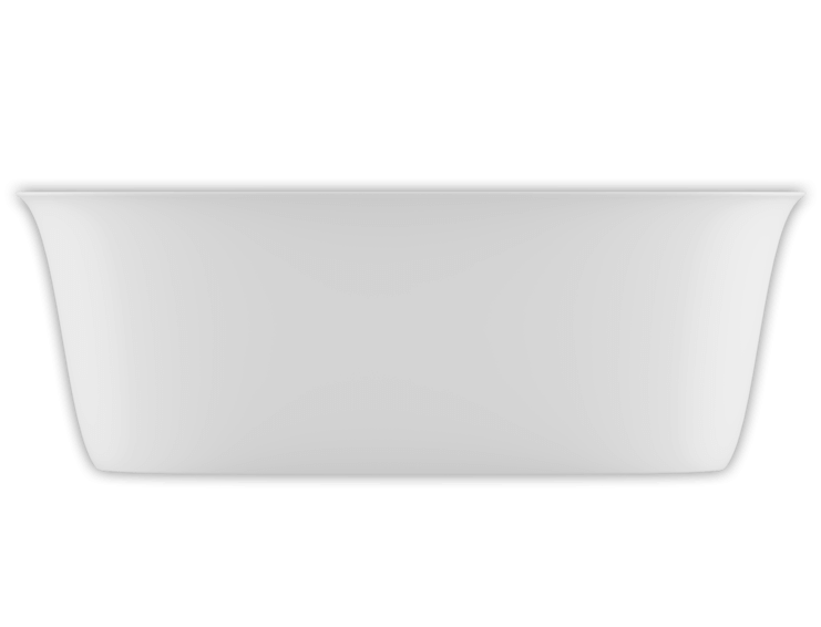 Bain Ultra Vibe Design 6033 Oval Freestanding 1-Person 40 Gallon 35 Jet Thermomassuer Bathtub with 1-1/2" Standard Deck and Heated Backrest in White - BVDEOF00T-01
