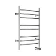 Mr. Steam W328TSSB Metro Collection 8-Bar Wall-Mounted Electric Towel Warmer with Digital Timer in Stainless Steel Brushed