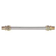 Eastman 5/8 in. OD Gas Connector - MIP x MIP, 24 in. in Stainless Steel - 30SS505024