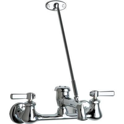 Chicago Faucets 540-LD897SWXFABCP ECAST Hot/Cold Water Service Sink Faucet