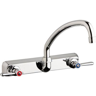 Chicago Faucet W8W-L9E35-369ABCP Dual Supply Workboard Sink Faucet