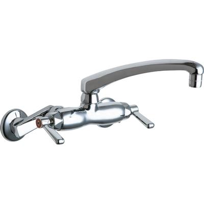 Chicago Faucets 445-L8ABCP E-CAST Hot & Cold Water Service Sink Faucet