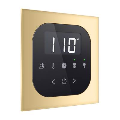 Mr. Steam 104232SQ-PB AirTempo Square Flush Mount Kit Polished Brass