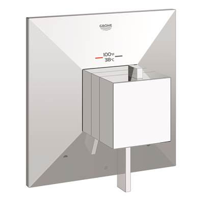 Closeout Open Box Grohe 19794000 Allure Brilliant Dual Function Thermostatic Trim With Control Module Starlight Chrome