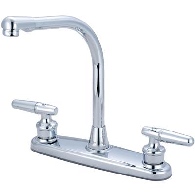 Olympia K-5270 ELITE Series Two Handle Kitchen Faucet: Chrome