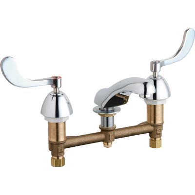 Chicago Faucets 404-317ABCP E-CAST Concealed Hot/Cold Water Sink Faucet