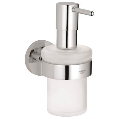 Grohe 40448001 Essentials Soap Dispenser With Holder Chrome