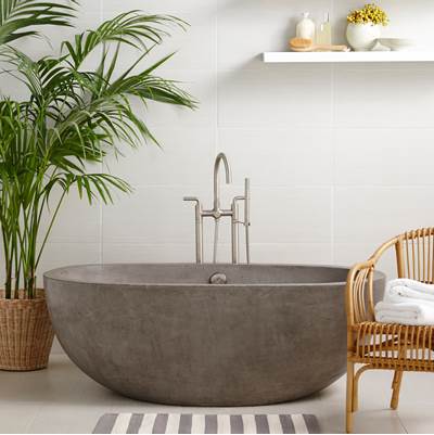 Native Trails NST6236-A Avalon 62" Bathtub: Ash