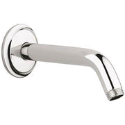 Closeout Open Box Grohe 27011000 Seabury 6-1/4 In. Shower Arm And Flange: Chrome