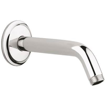 Closeout Open Box Grohe 27011000 Seabury 6-1/4 In. Shower Arm And Flange: Chrome