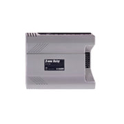 Caleffi Zone Relay transformer with gray housing, black label, and indicator lights on right side.