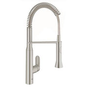 Grohe 31380DC0 K7 Medium Semi-Pro Single-Handle Standard Kitchen Faucet: Super Steel