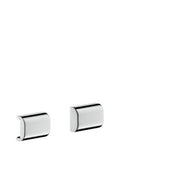 AXOR 42871000 Universal Back Cover for Rails, 2 pieces Chrome