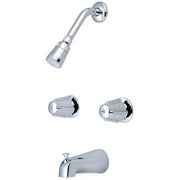 Olympia P-1210 ELITE Series Two Handle Tub/Shower Set: Chrome