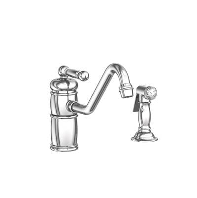 Newport Brass 941/26 Single-Handle Faucet With Pull Out Spray Chrome