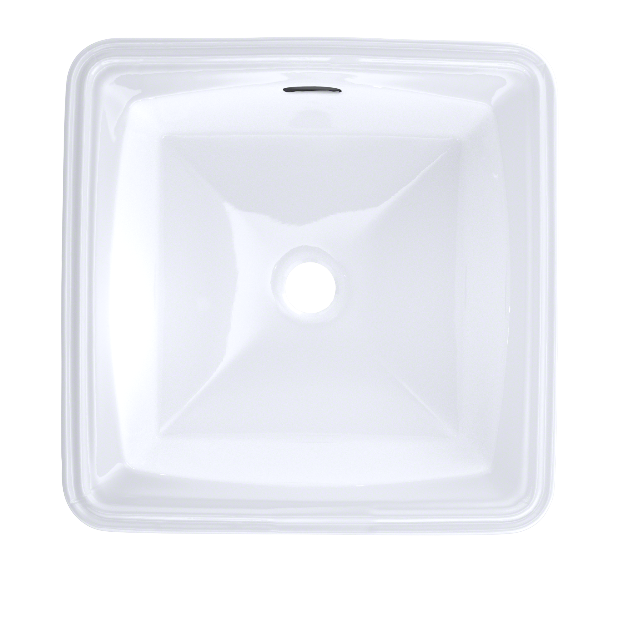 Toto Connelly Square Undermount Bathroom Sink With CeFiONtect, Cotton White