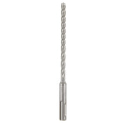 SDS-Plus masonry drill bit with spiral flutes and SDS shank connection, 1/4 inch diameter.