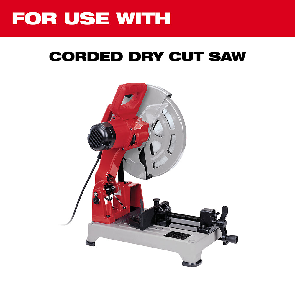 14-inch circular saw blade with 72 teeth, designed for metal and stainless steel cutting.