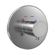 Toto Round Thermostatic Mixing Valve Shower Trim, Polished Chrome - TBV01406U#CP