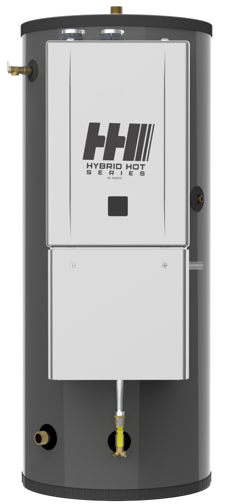 Noritz Hybrid Commercial Tankless Water Heater with 119-Gallon Storage Tank, 199,900 BTU - NHH199100-1-NG