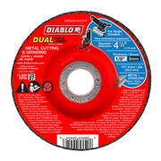 Diablo DBD045125X01F 4-1/2 in. Metal Dual Cut & Grind Disc - Type 27