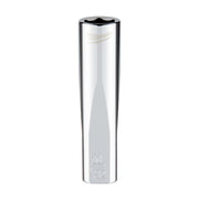 Milwaukee 1/4 inch drive 11/32 inch SAE 6-point deep socket with chrome finish and hexagonal opening.