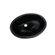 Toto Rendezvous Oval Undermount Bathroom Sink, Ebony