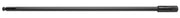 Black metal bit extension with ball-end socket connectors on each end, approximately 18 inches long.
