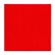 Four-pack of red 4-1/2 inch square sanding sheets with 60 grit abrasive surface.
