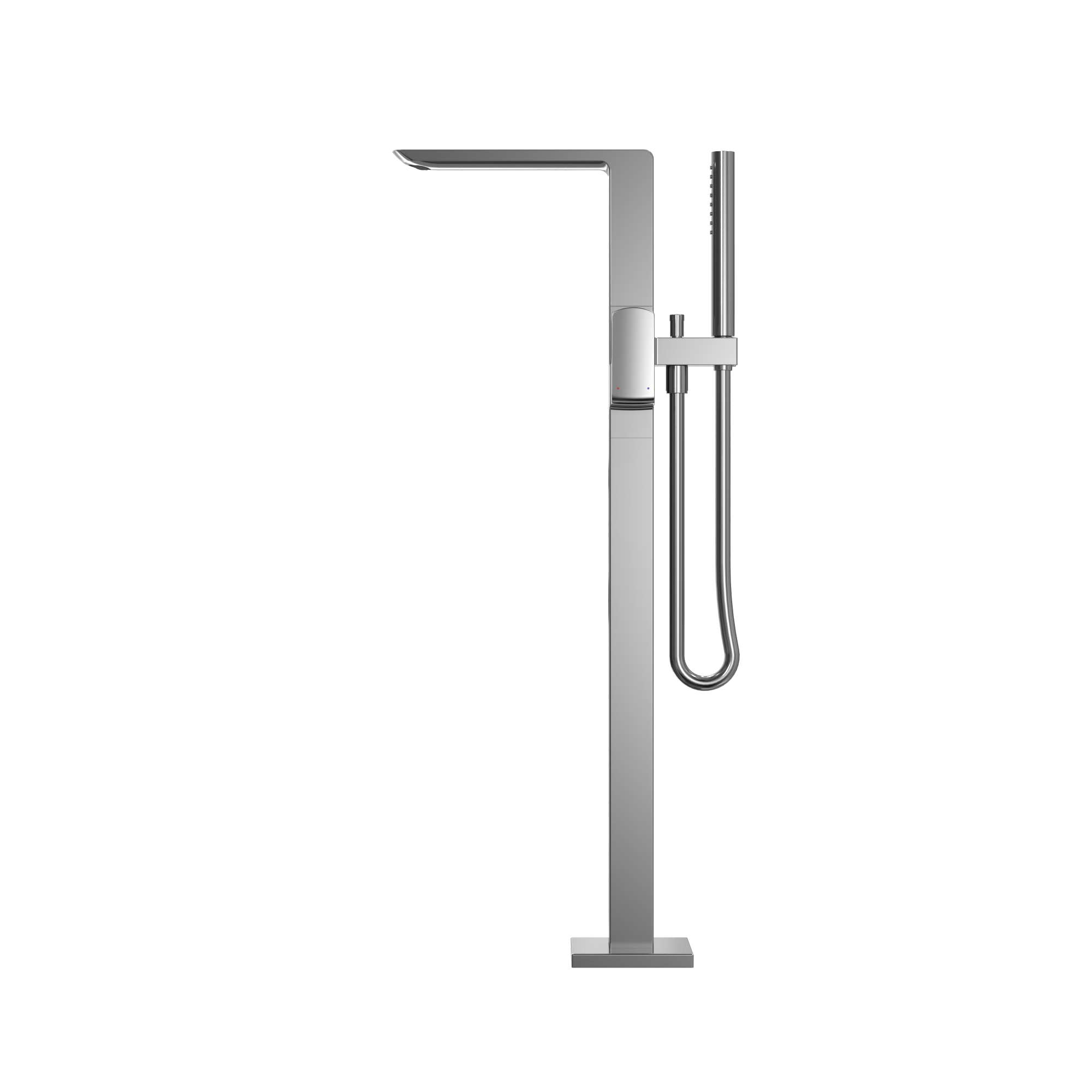 Toto GR Single-Handle Freestanding Tub Filler Faucet with Handshower, Polished Chrome - TBG02306U#CP