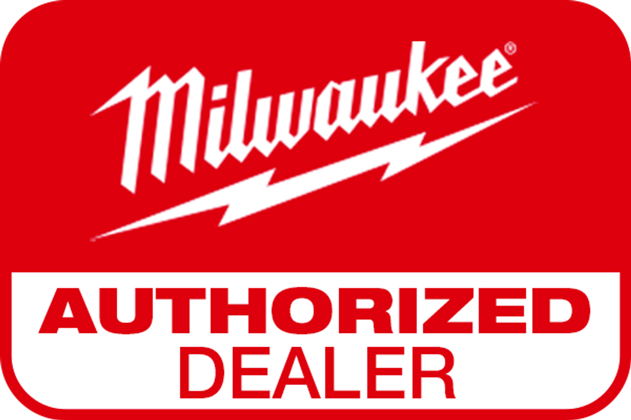 Red Milwaukee Packout 30 oz drink tumbler with white logo and authorized dealer badge.