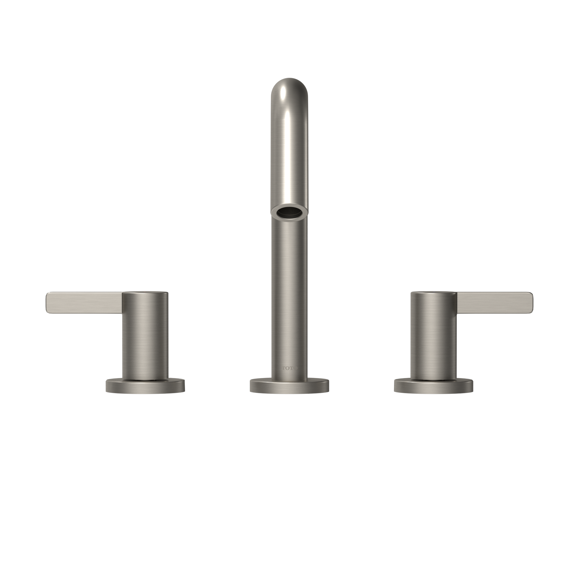 Toto GF Series 1.2 GPM Two Lever Handle Widespread Bathroom Sink Faucet, Brushed Nickel