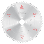 Freud 380mm circular saw blade with multiple teeth around perimeter and central mounting holes.