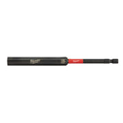 Milwaukee Shockwave 6 inch impact magnetic drive guide with black tube body and red band connector.
