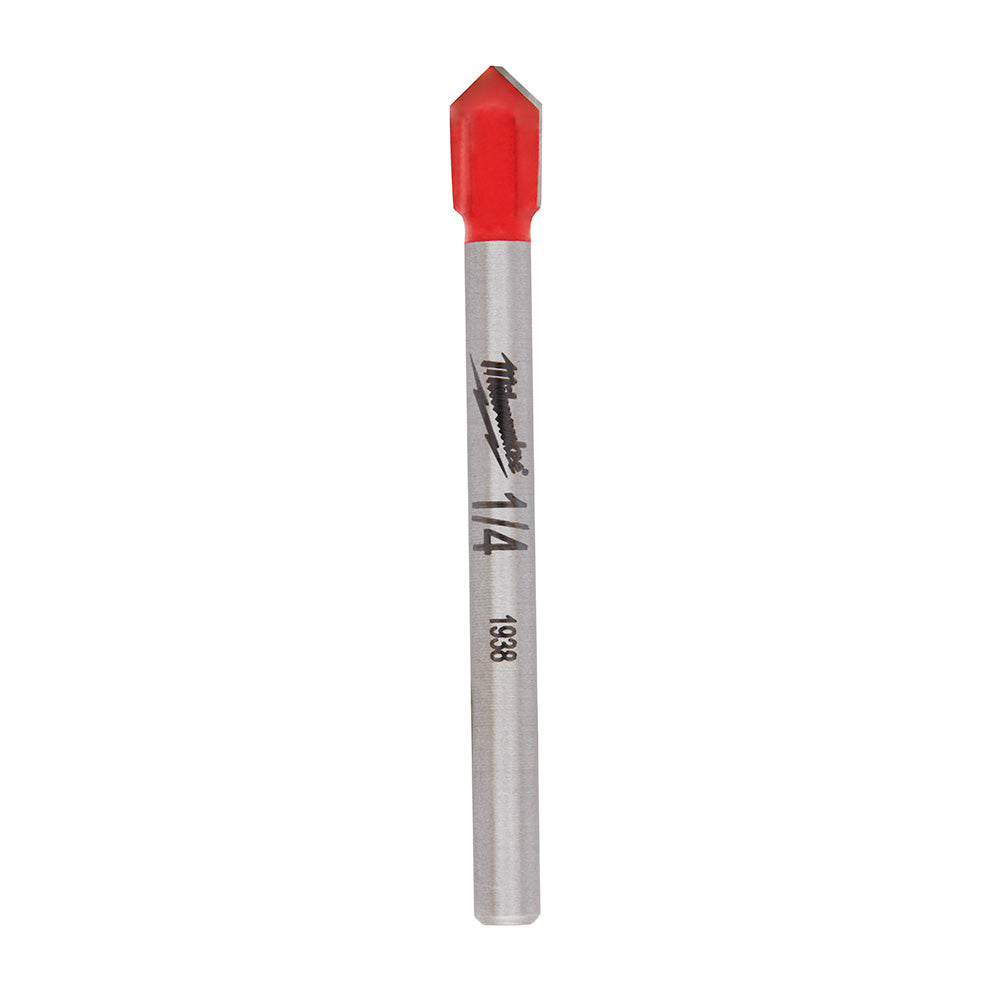Milwaukee 48-20-8982 1/4" Carbide Tipped Glass and Tile Drill Bit