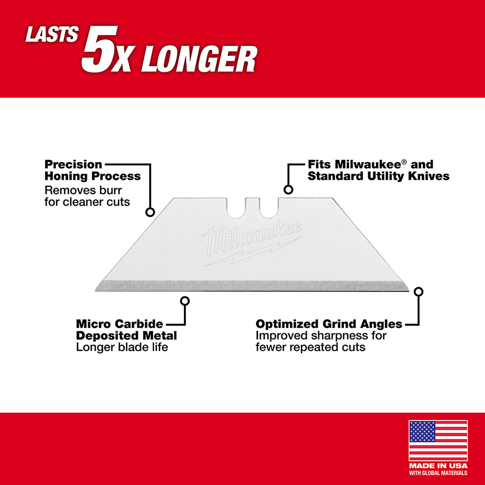 Milwaukee 48-22-1905 5-Piece General Purpose Utility Blades