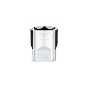 Chrome socket with black grip sides and six-point interior opening, labeled 1-1/16 in.