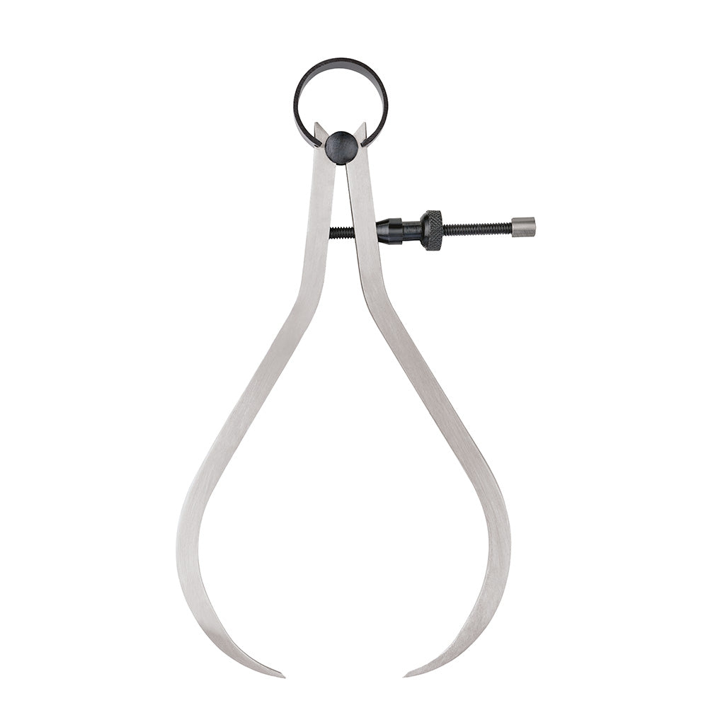 Milwaukee 2794 6-inch outside caliper with quick-action adjustment screw and ring handle.