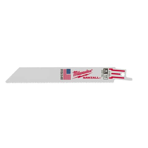 Milwaukee SAWZALL 6 inch, 14TPI Standard Metal Blade - 50 Pack - 48-01-6182
