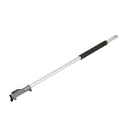 Milwaukee M18 FUEL extension shaft with silver aluminum tube, black grip section, and gray quick-lock connector at base.