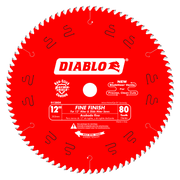 Diablo D1280X 12 in. x 80 Tooth Fine Finish Saw Blade - 5 Pack