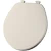 Church 540TTT346 Round Molded Wood Toilet Seat: Biscuit