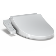 Toto A2 Elongated Electronic Washlet Bidet Toilet Seat with Heated Seat and SoftClose Lid in Cotton White